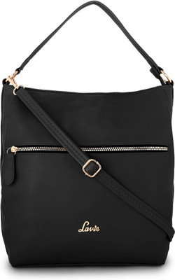 Lavie Women Evening/Party Black Leatherette Hand-held Bag