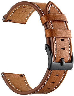 

invella Amazfit BIP 20mm Brown Leather Smart Watch Strap(Brown)