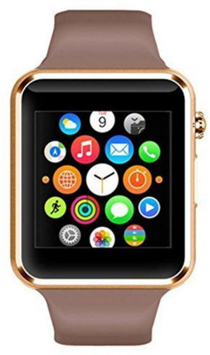 

Oasis Android & IOS Compatible Bluetooth Smart Wrist Watch Phone With Camera & Sim Card Support Smartwatch(Brown Strap Medium)