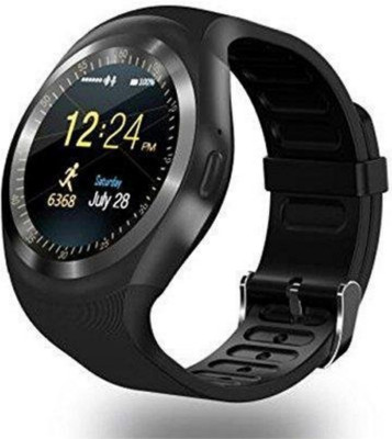 

Oasis Android & IOS Compatible Bluetooth Smart Wrist Watch Phone With Camera & Sim Card Support Smartwatch(Black Strap Medium)