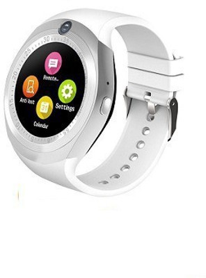 

MI-STS Y1 2 Multi Function TouchScreen Bluetooth Smart Watch with Remote Camera & Heart Rate Monitor SIM Card & Dedicated Memory Card Slot Compatible With Mi A1, Redmi Note-4 & Moto G5 & all Smartphones Smartwatch(White Strap Free Size)