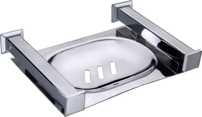 

Zaradise Dexa Bathroom Accessories- Piono - Bathroom Soap Dish Tray/Holder/Stand/Case(Silver)