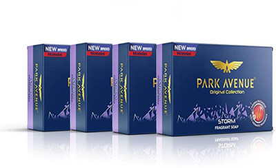 

Park Avenue STORM Fragrant Soap 125 g × 4 Pack Of Four(500 g, Pack of 4)