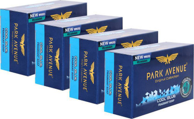 

Park Avenue COOL BLUE Fragrant Soap 125 g × 4 Pack Of Four(500 g, Pack of 4)