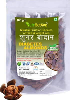 

NutrActive Sky Fruit | Diabetes Almond | Sugar Badam | Kingfruit | Miracle Fruit(100 g)