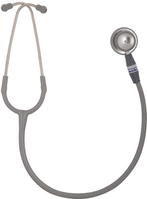 

LifeLine GAMMA (Eco.) STH015 Aluminium Chest Piece with Bright Silver Finish Sensitive Diaphragm Stethoscope Grey Acoustic Stethoscope(Grey)