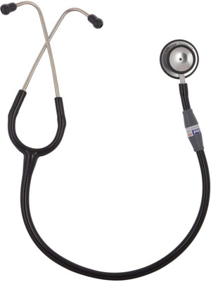

LifeLine GAMMA (Eco.) STH015 Aluminium Chest Piece with Bright Silver Finish Sensitive Diaphragm Stethoscope Black Acoustic Stethoscope(Black)