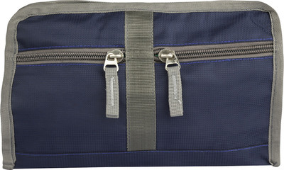 

CRYSTLE Toiletry case wash organizer storage pouch unisex Travel Toiletry Kit(Blue)