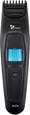 Syska HT100U Cordless Trimmer for Men(Black)