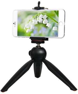 

Freya 228 PHONE SINGLE PORTABLE TRIPOD TELEPHONE HOLDER CLIP STAND AND MINI Tripod Kit(Black, Supports Up to 500 g)