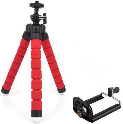 

JMO27Deals Mobile Tripod Camera Tripod Flexible Tripod Gorilla Tripod Gorillapod Tripod(Red, Supports Up to 300 g)