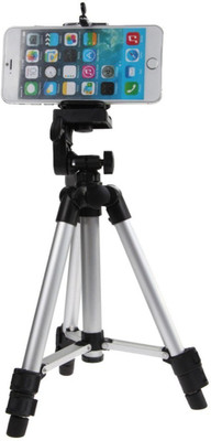 

RapGear 3110 40.2 Inch Portable Camera Tripod with Three-dimensional Head & Quick Release Plate for All Cameras Tripod(Multicolor, Supports Up to 3000 g)