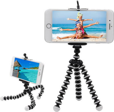 

Blue Birds 360° ROTATABLE FLEXIBLE OCTOPUS STAND For Camera,DSLR & Smartphones Tripod(Multicolor, Supports Up to 1500 g)