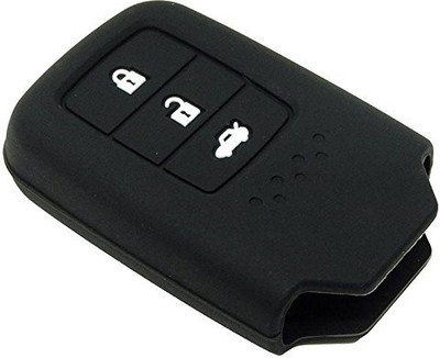 Jadebin Car Silicone Key Cover for 3 Button Remote Smart Key Shell/Case/Body for Honda City 2014+ Car Key Cover