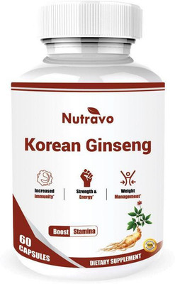 

Nutravo Korean Ginseng Extract - 60 Capsules(60 g)