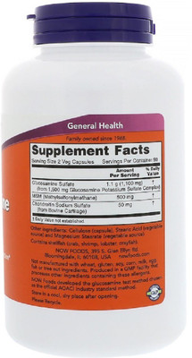 

Now Foods Now Foods, Glucosamine & MSM,(180 No)