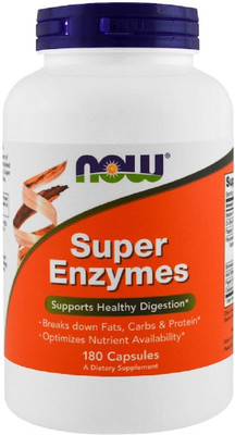 

Now Foods Now Foods, Super Enzymes, 180 Capsules(180 No)
