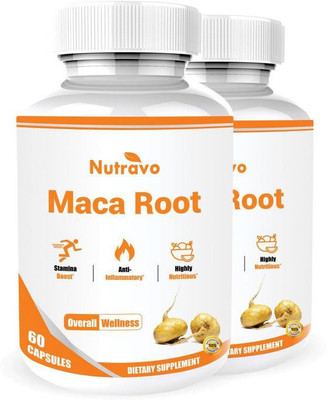 

Nutravo Maca Root Extract - 60 Capsules (Pack of 2)(120 g)