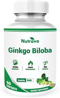 

Nutravo Ginkgo Biloba - 60 Capsules(60 g)