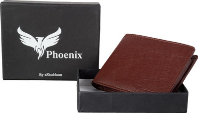 

Phoenix Men Brown Artificial Leather Wallet(8 Card Slots)