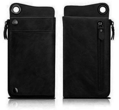 

Forester Girls Black Genuine Leather Card Holder(16 Card Slots)