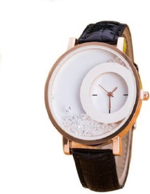 

Glamexy new stylish black watch Watch - For Girls