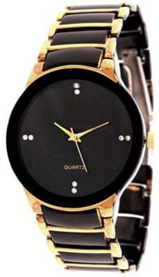 

Glamexy New Collection men's black& gold Watch - For Men