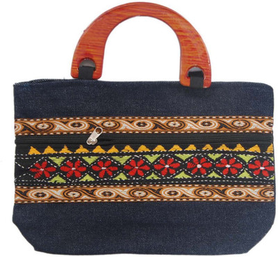 

Utkal Craft House Design Handbag for multipurpose usage Multipurpose Bag(Blue, Red, Green, Yellow, Grey, 8 inch)