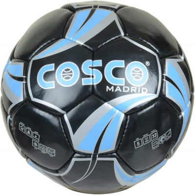 

Cosco Madrid Football - Size: 5(Pack of 1, Multicolor), Black