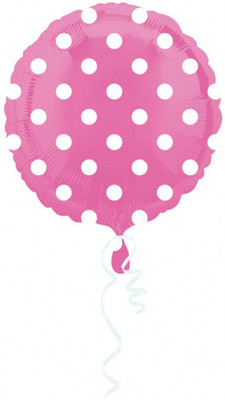 

Theme My Party Printed Polka Dot Foil Balloon – Pink Balloon(Pink, Pack of 1)
