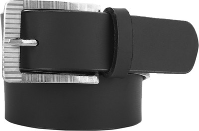 

BumBart Collection Men Formal Black Genuine Leather Belt