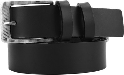 

BumBart Collection Men Formal Black Genuine Leather Belt