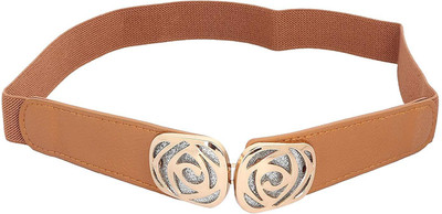 

SRI Women Casual Brown Genuine Leather Belt
