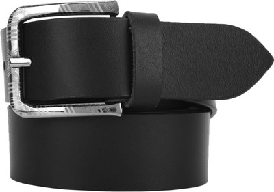 

BumBart Collection Men Formal Black Genuine Leather Belt