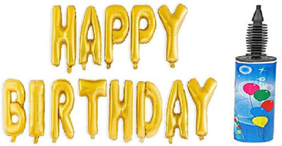 

Arvel birthday combo foil balloon with pump