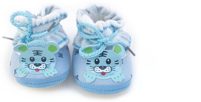 

Kidofash BOOTIE-TIGER Booties(Toe to Heel Length - 11 cm Blue)