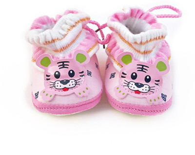 

Kidofash BOOTIE-TIGER Booties(Toe to Heel Length - 11 cm Pink)