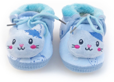 

Kidofash BOOTIE-KITTY Booties(Toe to Heel Length - 11 cm Blue)