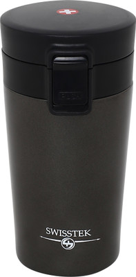 

Swisstek Insulated Sipper with Filter 500 ml Sipper(Pack of 1, Black)