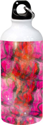 

SHOP GRAB Pink Texture Print Aluminium Sipper 600 ml Sipper(Pack of 1, Multicolor), White