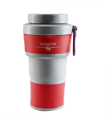 

Swisstek Red Collapsible Sipper 350 ml Sipper(Pack of 1, Red, Grey), Grey;red