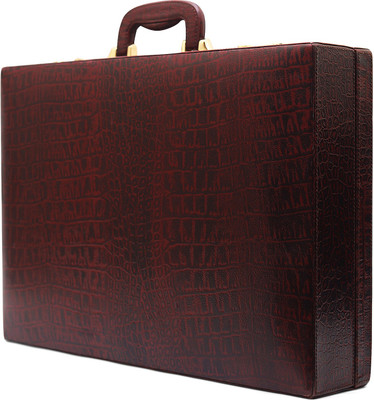 

Clocharde CLO-17-3 Medium Briefcase - For Men & Women(Cherry)
