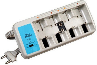 

PagKis Universal Battery Charger For D, C, Aa, Aaa Rechargeable Batteries - For Ni-cd, Ni-mh Camera Battery Charger(Grey)