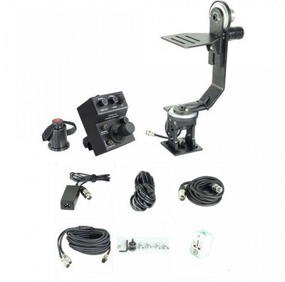 

PROAIM 2 AXIS MOTORIZED Jr Pan-Tilt Head with 12V Joystick Control for Camera Crane Jib Boom Slider Tripod PT-JR Camera Rig
