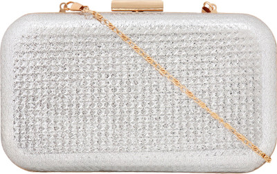 

Berrypeckers Casual, Party Silver Clutch