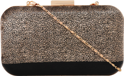

Berrypeckers Casual, Party Gold, Black Clutch, Black;gold