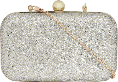 

Berrypeckers Casual, Party Silver Clutch