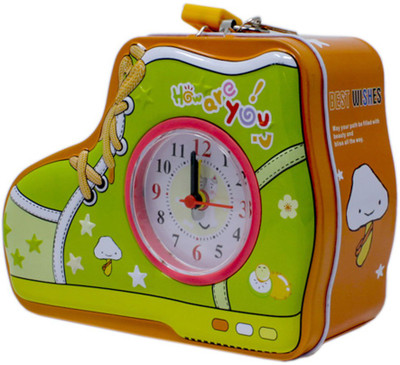 

Tootpado Metal Piggy Bank With Clock For Kids Shoe - Orange - (1BOX146) - Money Kiddy Coin Bank Coin Bank(Orange)
