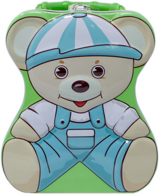 

Tootpado Piggy Bank For Kids Teddy Bear - Green - (1BOX167) - Girls Coin Bank Coin Bank(Green)