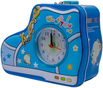 

Tootpado Metal Piggy Bank With Clock For Kids Shoe - Blue - (1BOX145) - Money Kiddy Coin Bank Coin Bank(Blue)
